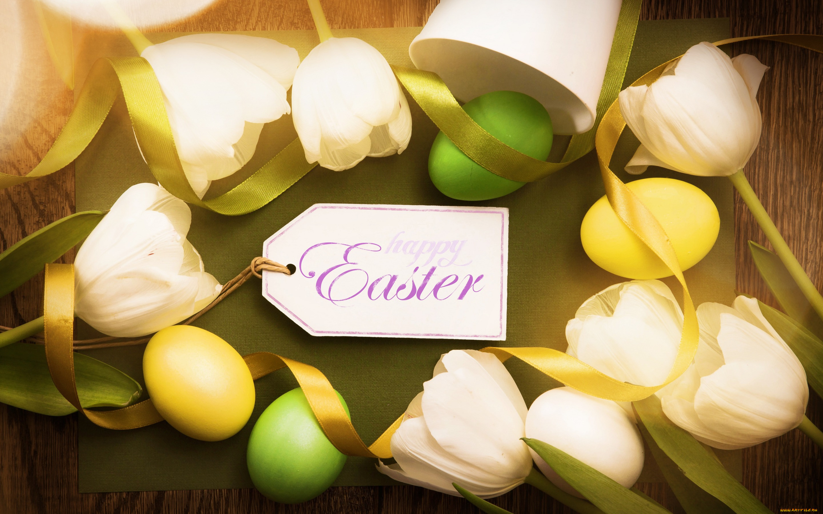 , , tender, happy, decoration, eggs, easter, spring, tulips, wood, 